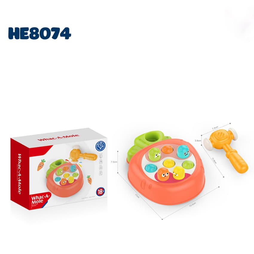 اسباب بازی هانگر مدل چکش طرح هویج کد HE8074 — تصویر ۸
