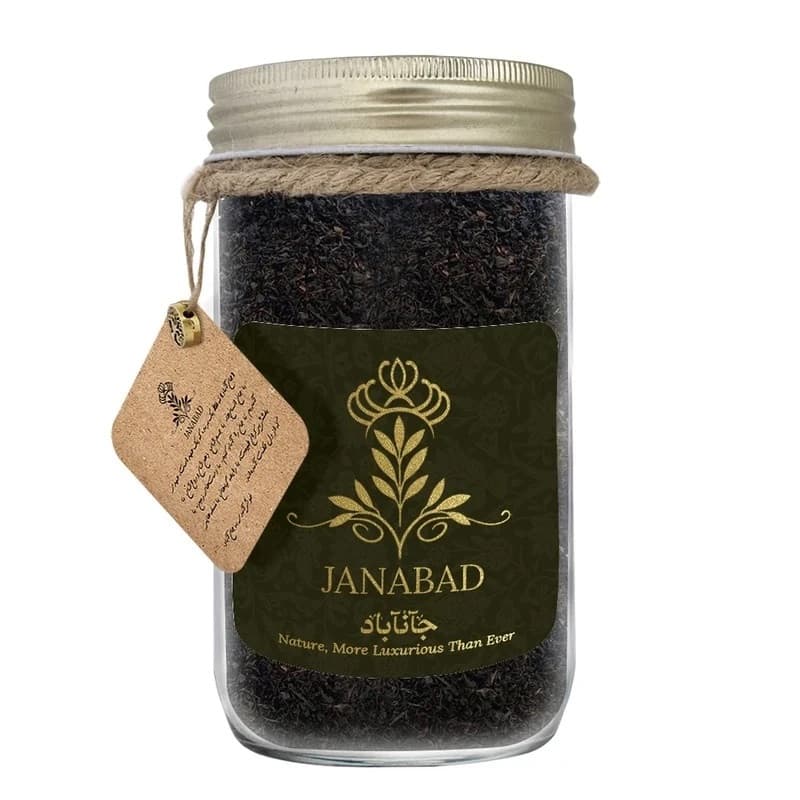 چای سیاه معطر با زنجبیل جانآباد - 145 گرم — تصویر ۲
