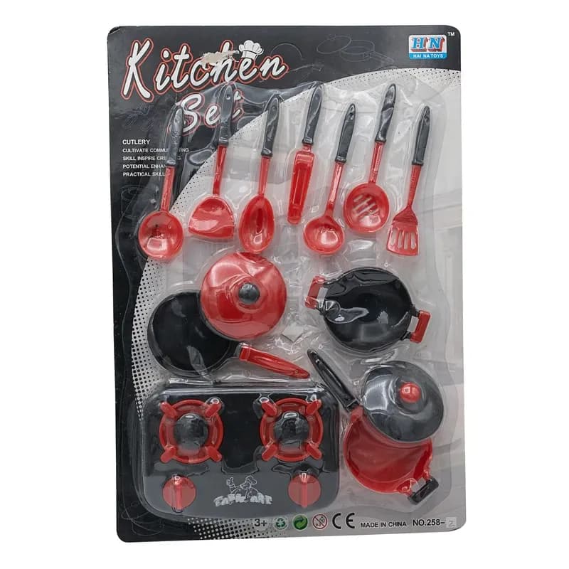 ست اسباب بازی آشپزخانه مدل Kitchen Set مجموعه 11 عددی — تصویر ۵