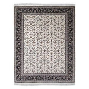 فرش ماشینی فرش مشهد کد 722002 زمینه کرم