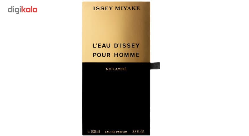 ادو پرفیوم مردانه ایسی میاک مدل Le Eau de Issey Pour Homme Noir Ambre حجم 100 میلی لیتر — تصویر ۵