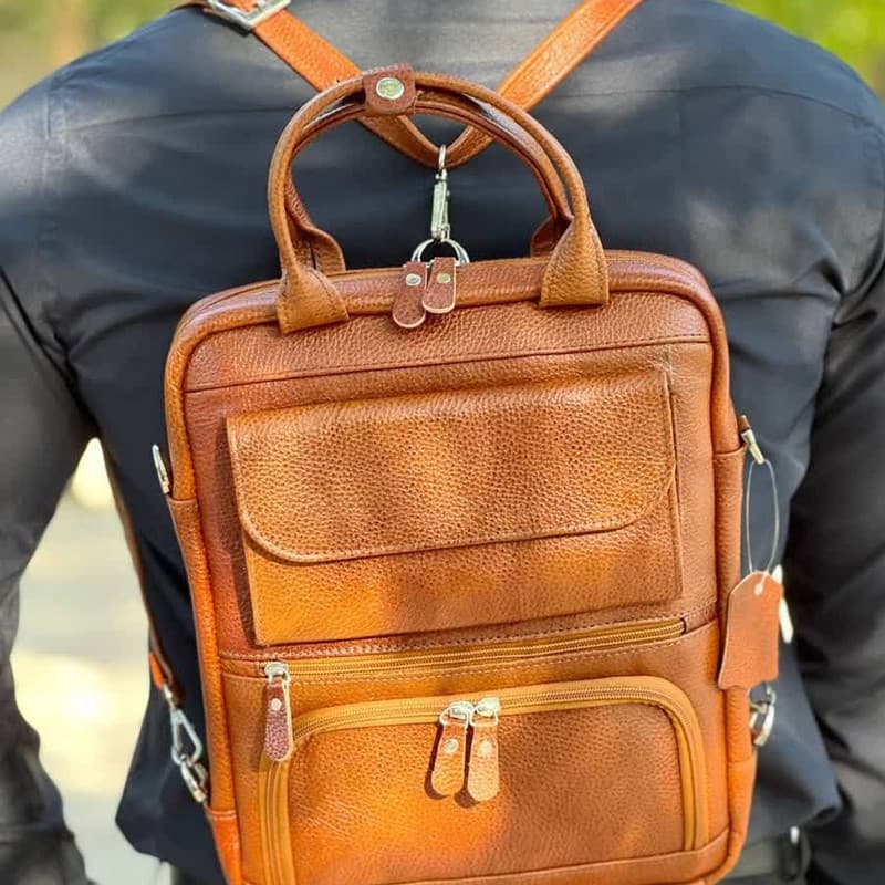 کیف اداری مدل چرم طبیعی کد Man-71 — تصویر ۵