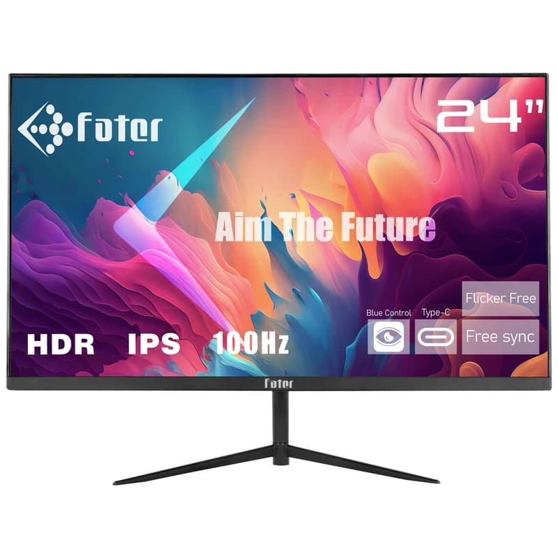 مانیتور فاطر مدل F24-180B1 سایز ۲۴ اینچ با پنل IPS و کیفیت Full HD — تصویر ۲