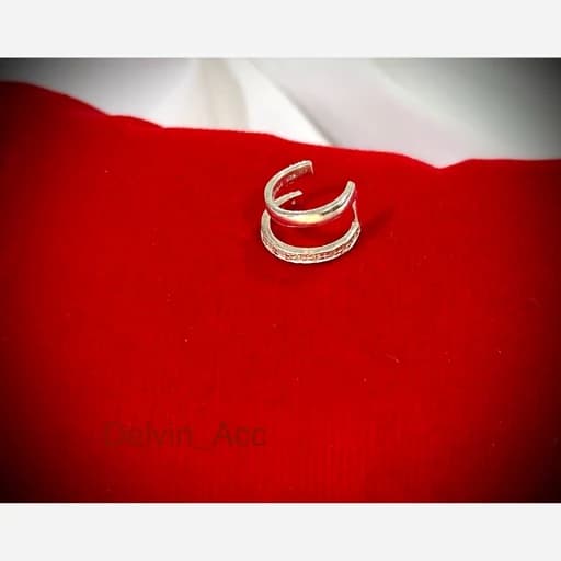 گوشواره نقره ایرکاف گوش عیار925 — تصویر ۲