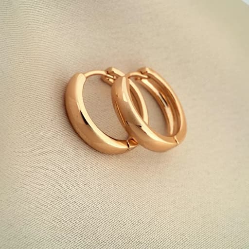 گوشواره حلقهای طرح دار ژوپینگ مدل X001103778