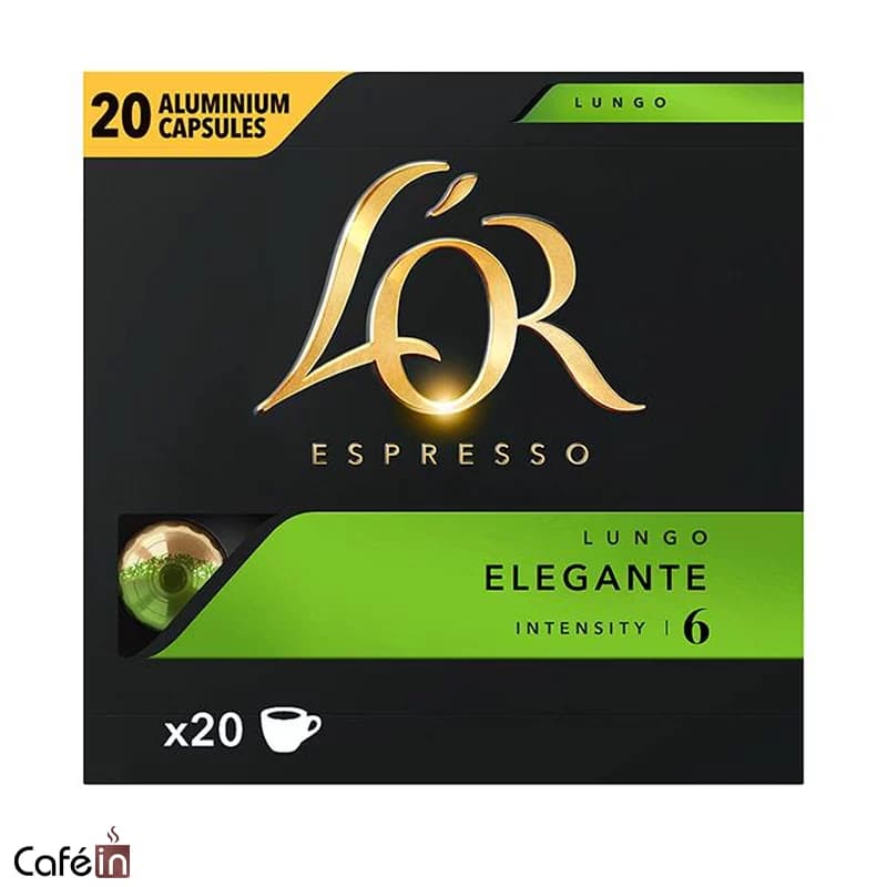کپسول قهوه لور لانگو الگانته شدت 6 L’or Lungo Elegante — تصویر ۵