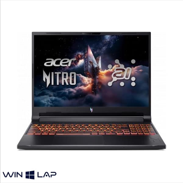 لپ تاپ گیمینگ Acer مدل NITRO ANV 16-72 - پردازنده Core 7-240H - گرافیک 8GB RTX 5060 حافظه RAM 32GB حافظه هارد SSD 512GB