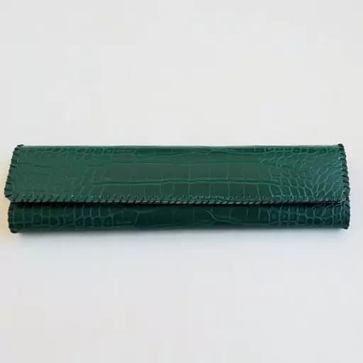 جعبه مضراب سنتور ،چرم صنعتی با کیفیت طرح کروکودیل، مناسب انواع مضراب ،دارای باکس چوبی