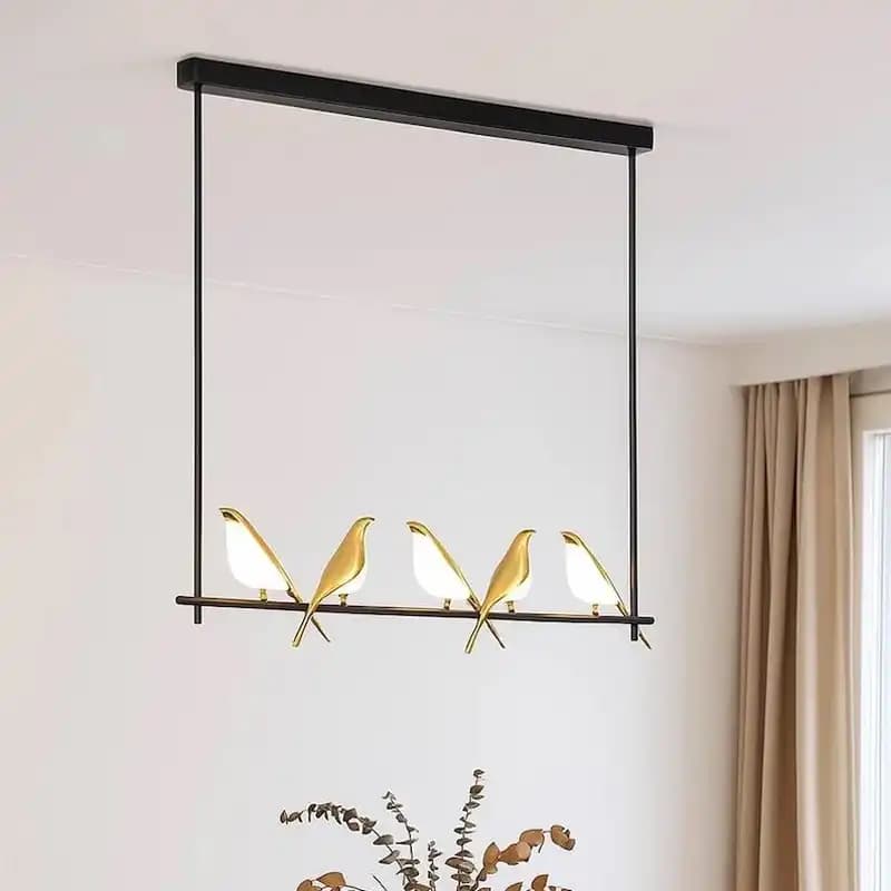لوستر آویز مدرن مدل Flock liner New کد L396 — تصویر ۷