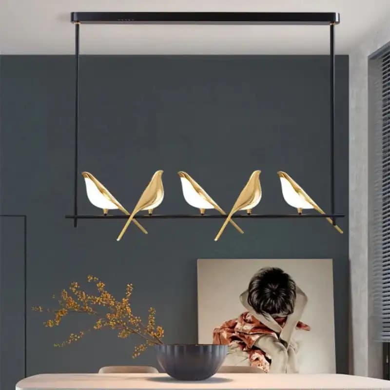 لوستر آویز مدرن مدل Flock liner New کد L396 — تصویر ۸