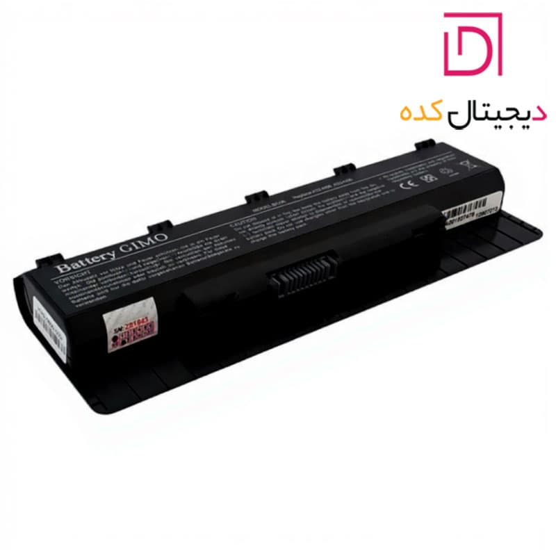باتری لپ تاپ ایسوس Asus N46-N56 | برند GIMO | ظرفیت 4000 | 45 وات | 11.7~10.8 ولت | 6 سلول — تصویر ۷