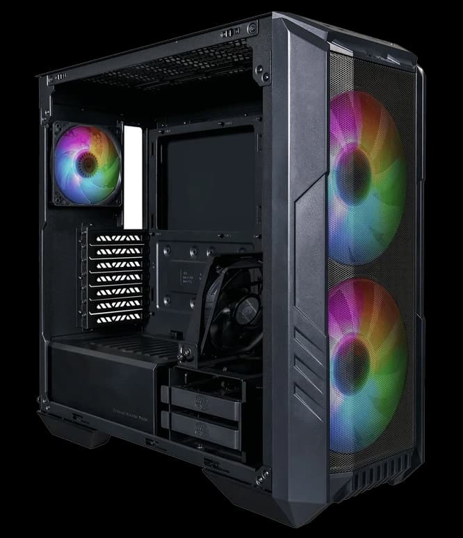 کیس کولر مستر مدل CASE COOLERMASTER HAF 500 BLACK — تصویر ۶