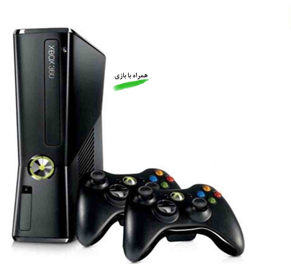 خرید ایکس باکس ۳۶۰ اسلیم دو دسته با بازی | قیمت xbox 360 slim 250g دو دسته با بازی ریفر