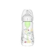 شیشه شیر طلقی ۲۷۰ میل آپشن پلاس عریض طرح نهنک کتر براونز wb91009-spx Dr Browns — تصویر ۴