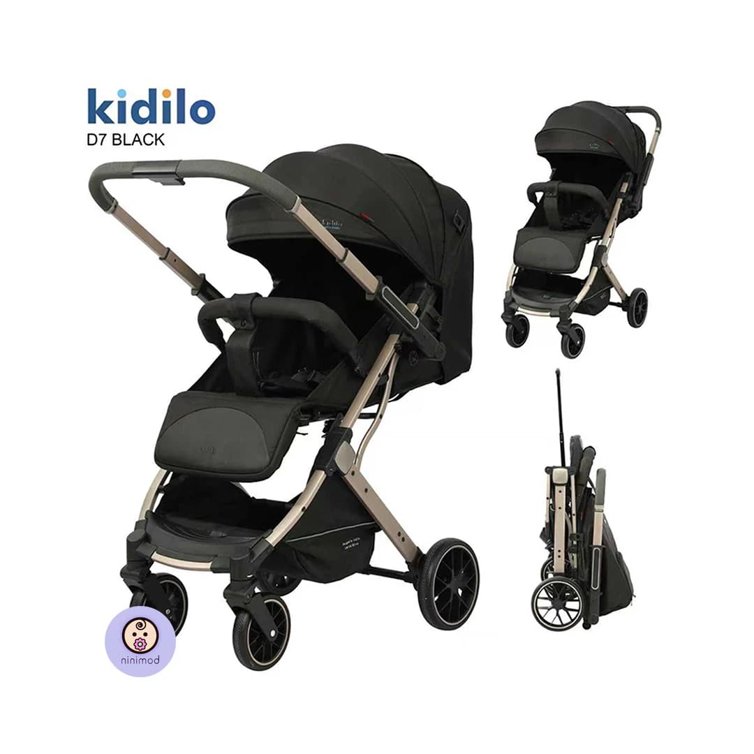 کالسکه مسافرتی کیدیلو kidilo مدل D7 (دسته دو طرفه) — تصویر ۶