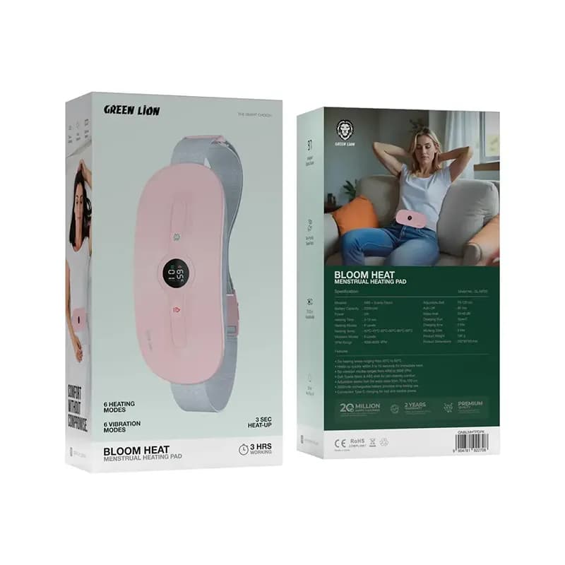 ماساژور گرم کننده قاعدگی گرین لاین Green Lion Bloom Heat Menstrual Heating Pad — تصویر ۸