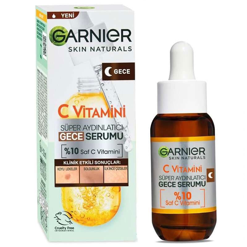 سرم شب ویتامین سی 10درصد گارنیرGARNIER حجم 30 میل