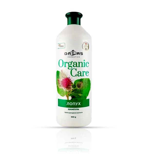 شامپو ضد ریزش ارگانیک کر دالاس DALAS Organic care حاوی عصاره ریشه بابا آدم حجم 900 گرم — تصویر ۳