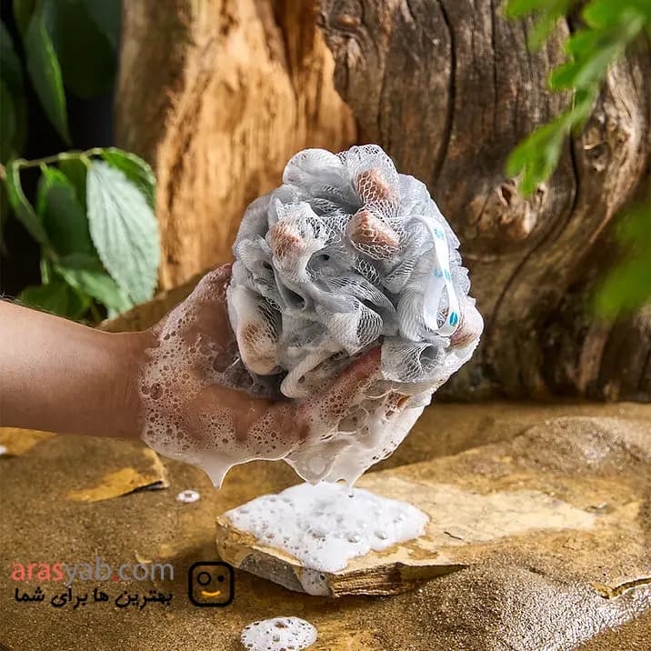 لیف صابونی معطر مردانه بالمی Balmy با رایحه چوبی Woody — تصویر ۳