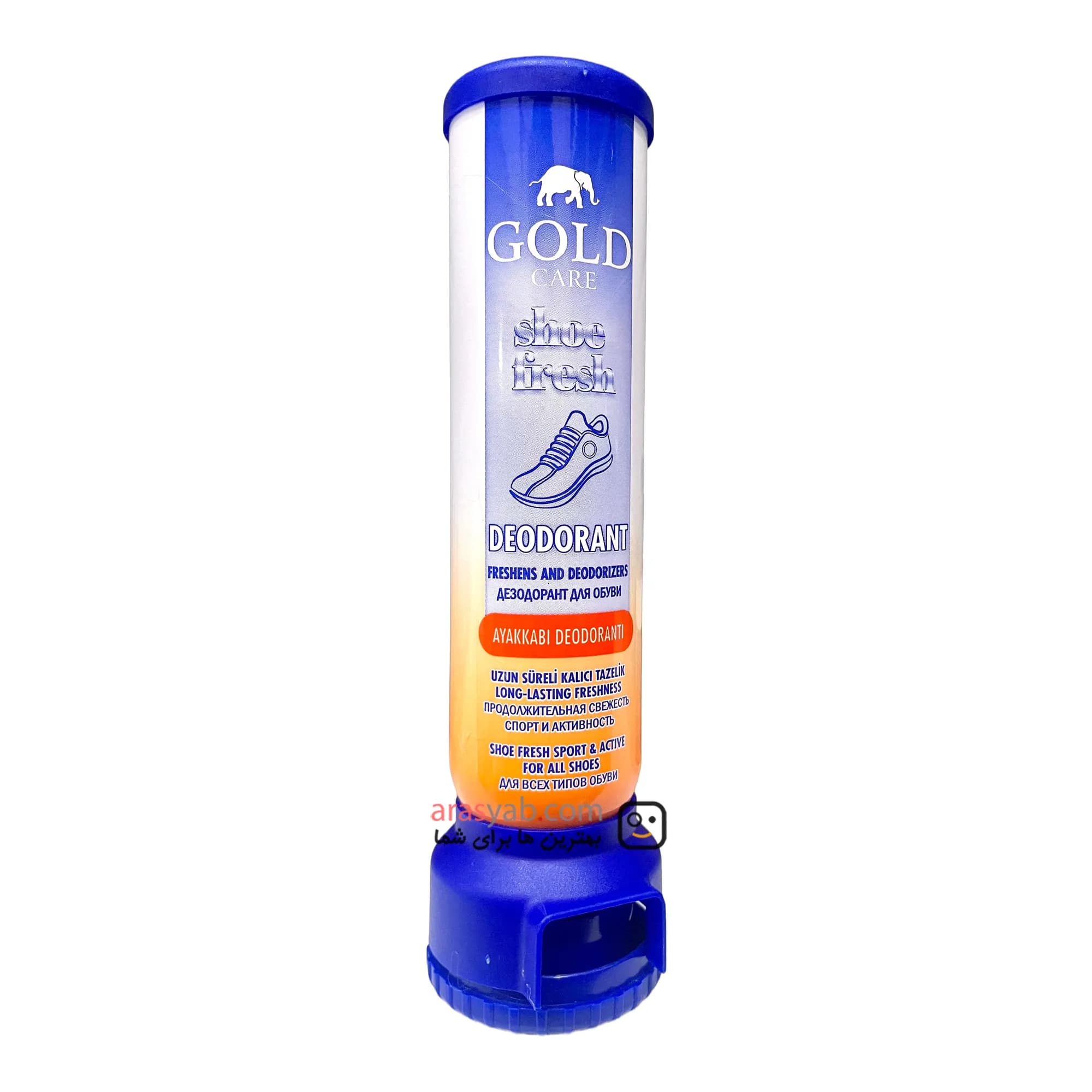 اسپری دئودرانت خوشبو کننده کفش گلد کر Gold Care اصل ترکیه حجم 100 میل