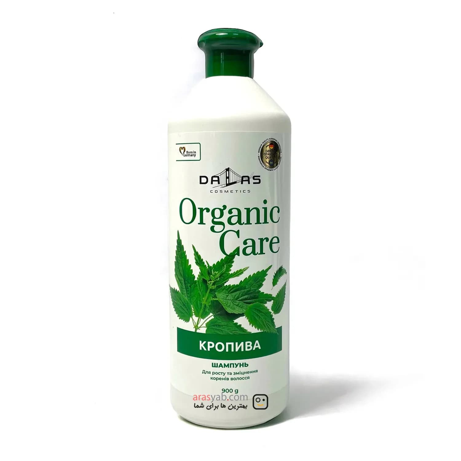 شامپو موی چرب ارگانیک کر دالاس DALAS Organic care حاوی عصاره گزنه حجم 900 گرم — تصویر ۲