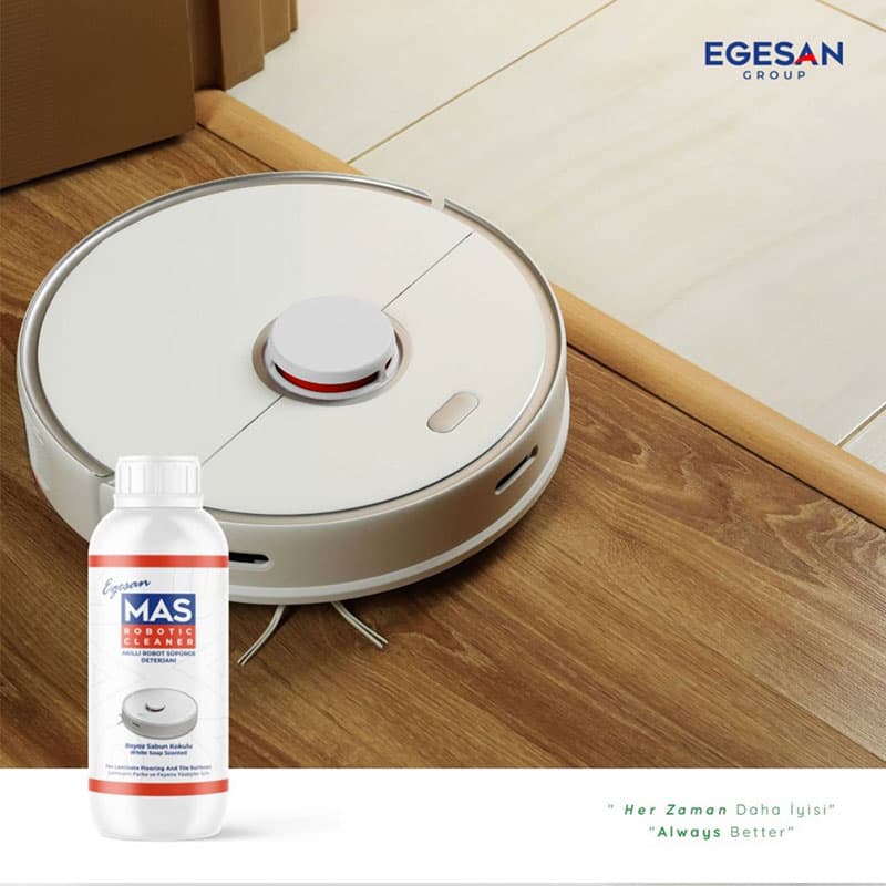مایع شوینده ربات هوشمند (جارو) Egesan Mas با رایحه صابون سفید حجم 500 میل — تصویر ۵