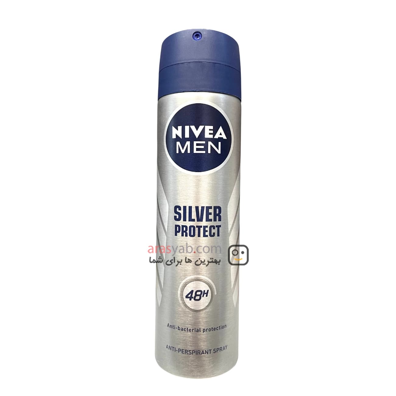 اسپری زیر بغل آنتی باکتریال مردانه نیوا NIVEA MEN مدل Sılver Protect حجم 150 میلی