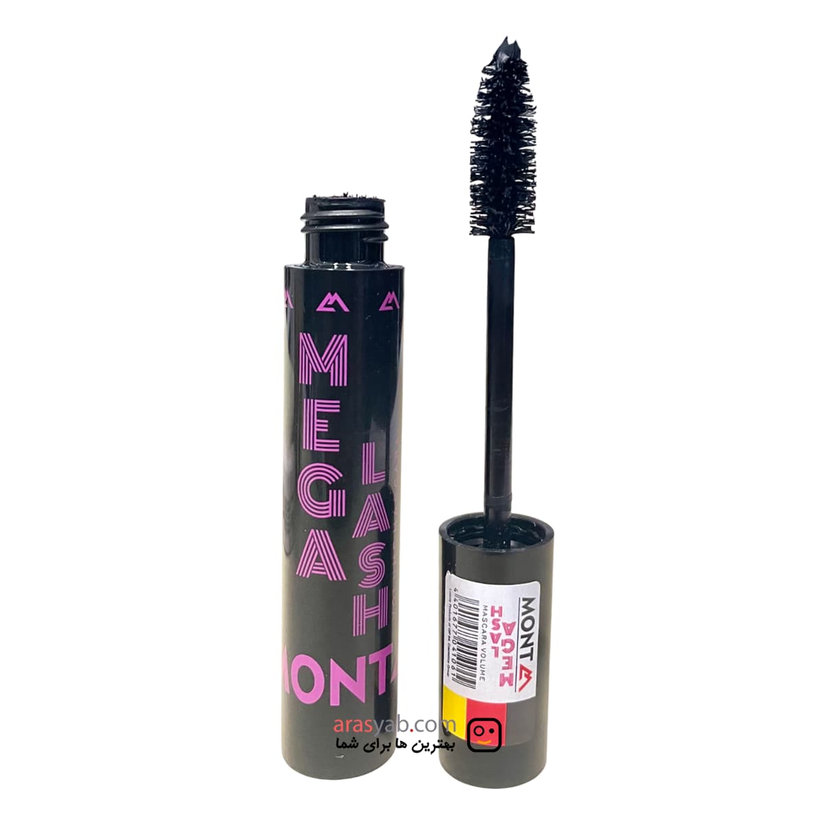 ریمل حجم دهنده Mega Lash مونت Super Mega volume mascara حجم 15 میل — تصویر ۵