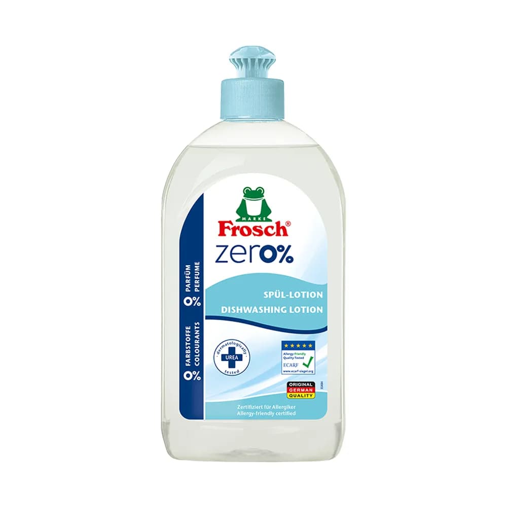 مایع ظرفشویی ضد حساسیت فروش frosch مدل Zero Sensitive حجم 500 میل — تصویر ۱۱