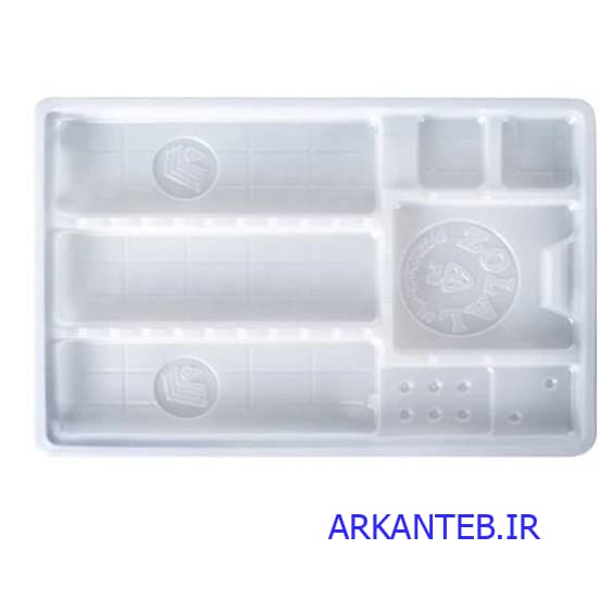 سینی یکبار مصرف دندانپزشکی معمولی درجه 1 برند زلال ( بسته 400 گرمی ) ( ارسال از تهران ) — تصویر ۲