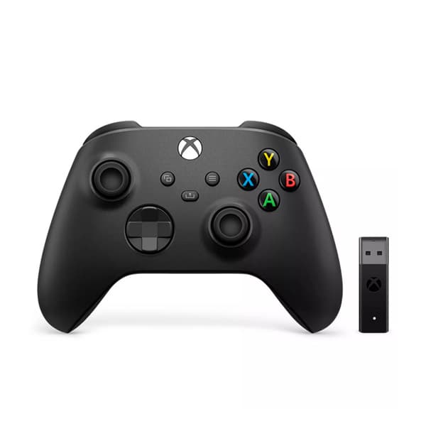 دسته بازی xbox series x/s black همراه آداپتور