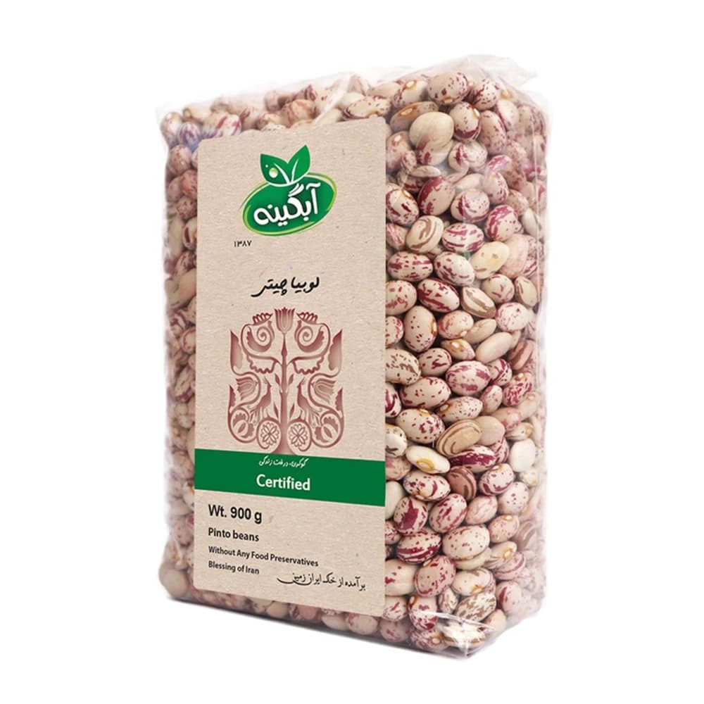 لوبیا چیتی ارگانیک آبگینه – 900 گرم — تصویر ۲