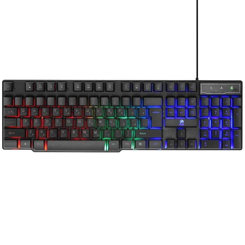کیبورد با سیم گیمینگ پی نت مدل P-NET KB.1100