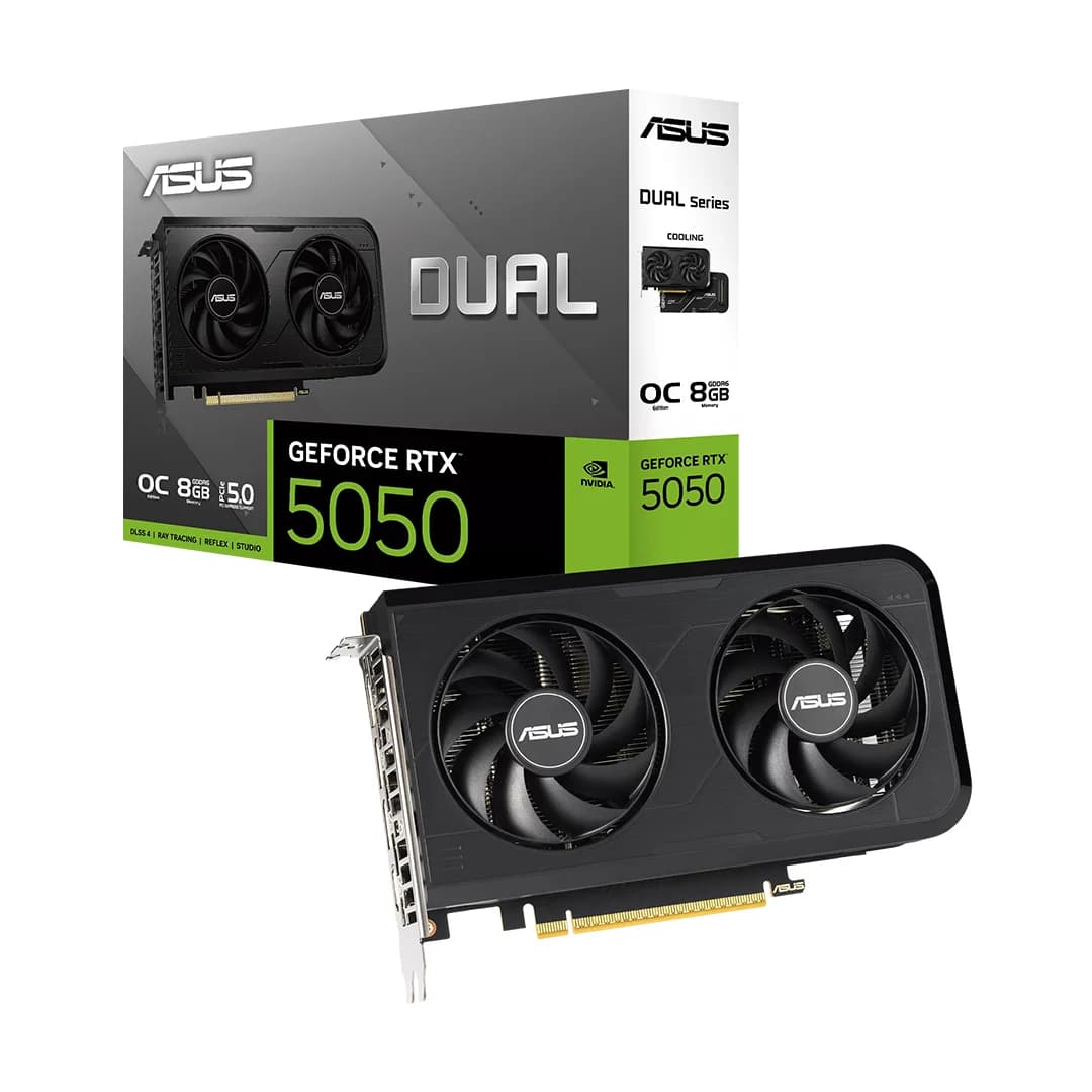 کارت گرافیک ایسوس مدل Dual Geforce RTX 5050 OC 8GB
