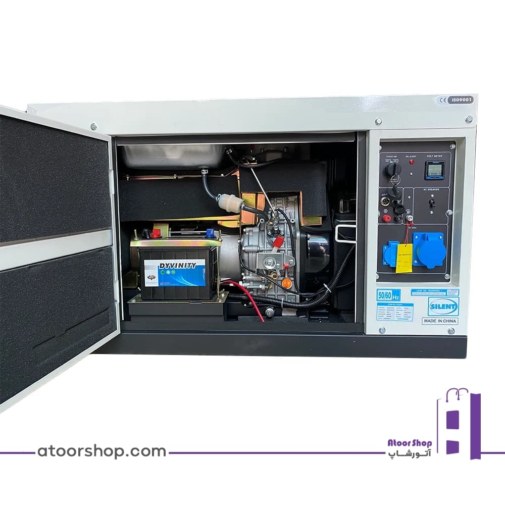 موتور برق سایلنت دیزل 8.5 کیلووات ادون EDON مدل EPM-DS-10500T — تصویر ۶