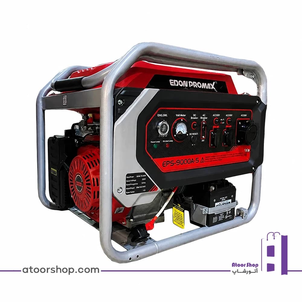 موتور برق 8 کیلووات استارتی بنزینی ادون EDON مدل EPM-9000A-S — تصویر ۳