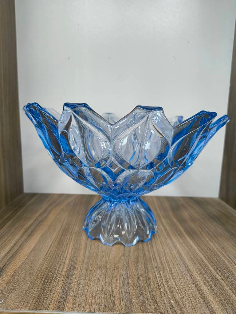 میوه خوری پایه دار چشم گاوی آبی اصل چک
