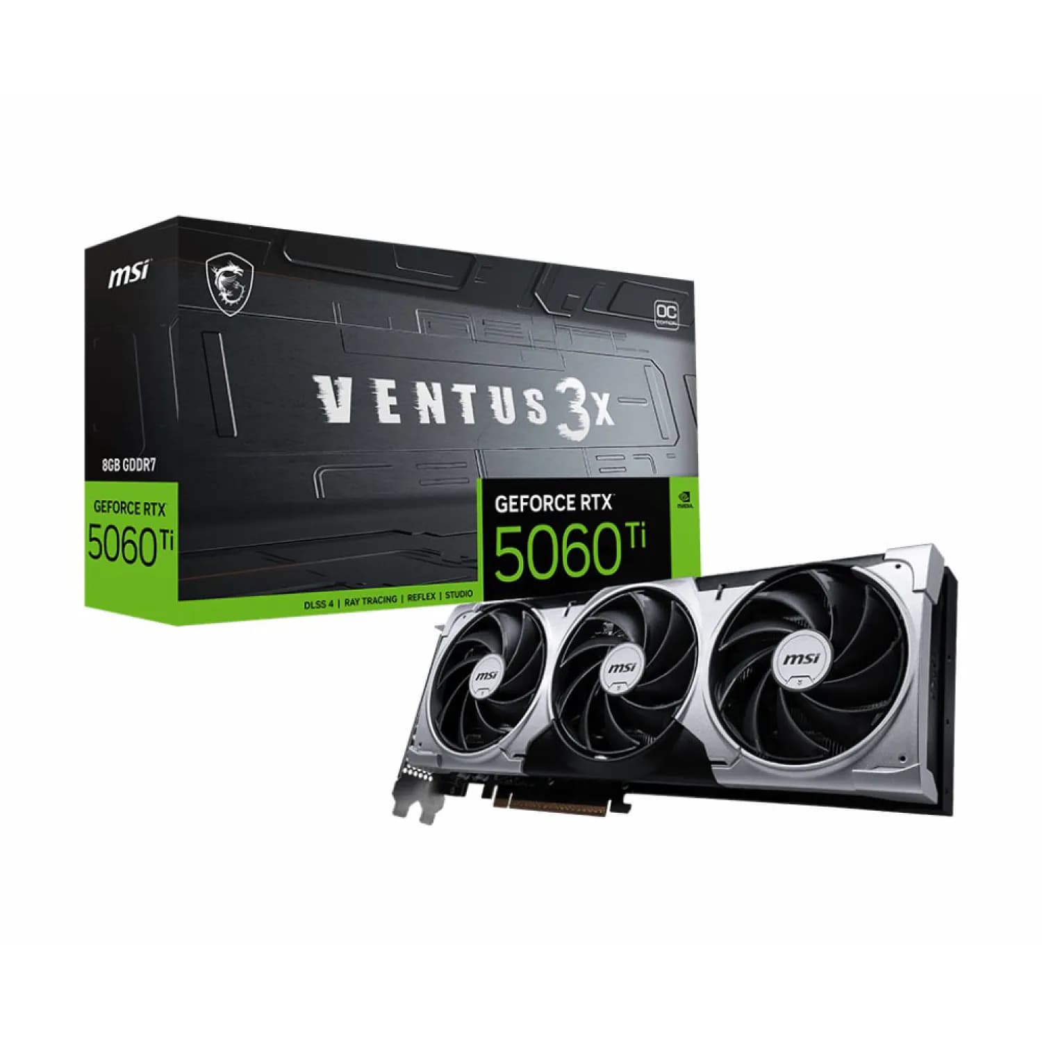 کارت گرافیک ام اس ای GeForce RTX 5060 TI VENTUS 3X OC 8GB — تصویر ۱۰