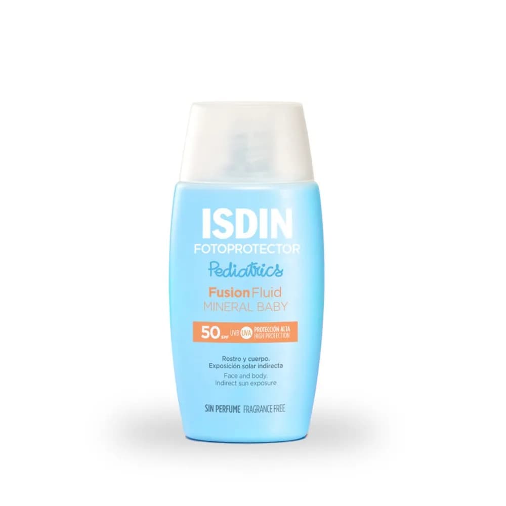 کرم ضد آفتاب بچگانه ضد آب فلوید مینرال بیبی SPF 50 بی رنگ ایزدین ۵۰ میلیلیتر — تصویر ۱۰