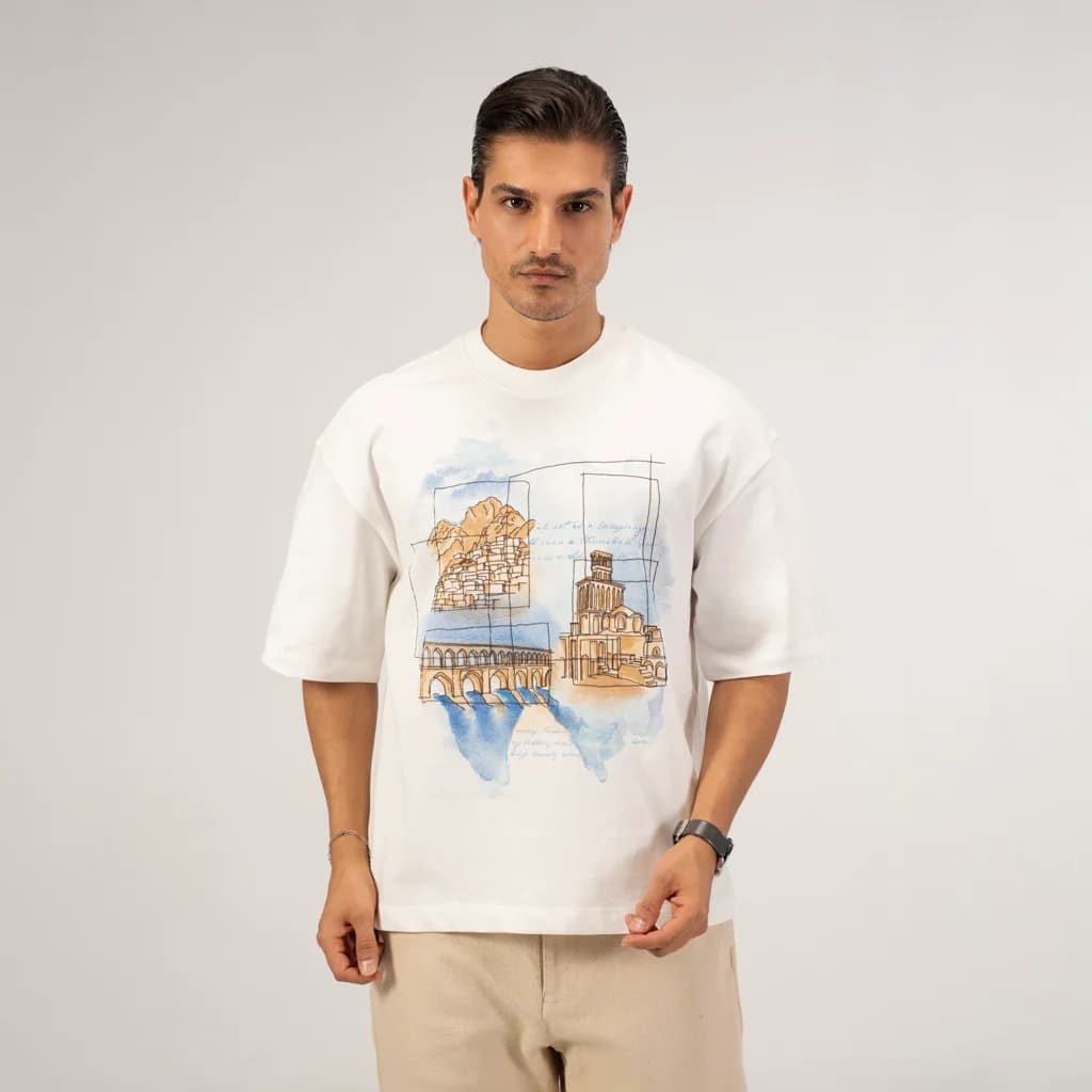 تیشرت چاپی BOXY 100840