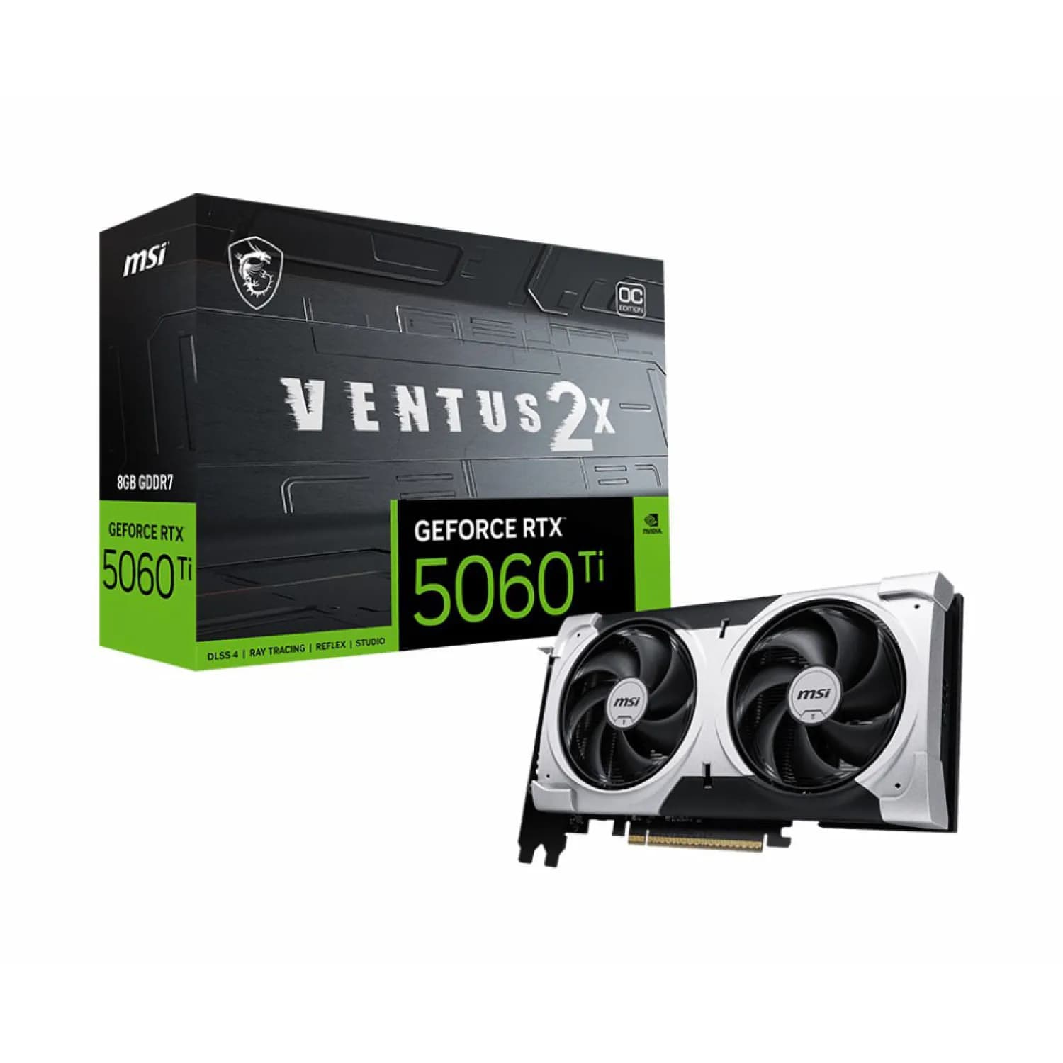 کارت گرافیک ام اس ای GeForce RTX 5060 TI VENTUS 2X OC PLUS 8GB — تصویر ۷