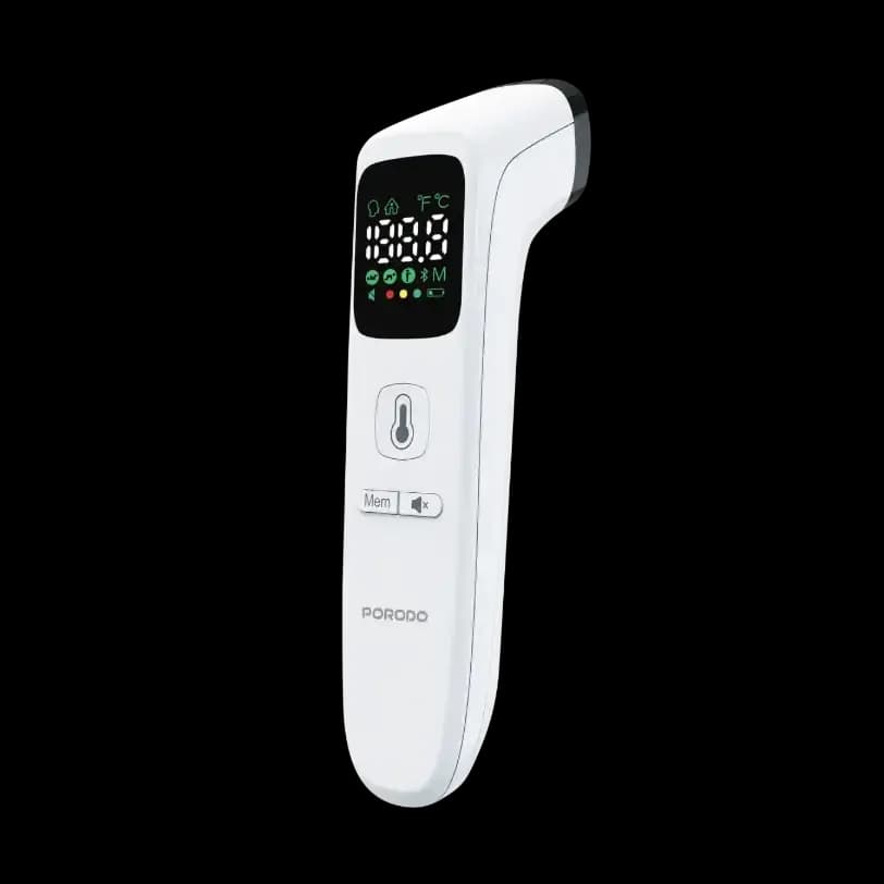 تب سنج دیجیتال پرودو مدل PDFCIR202WH | Porodo LiveOn – MULTI-MODE THERMOMETER LED Display — تصویر ۲