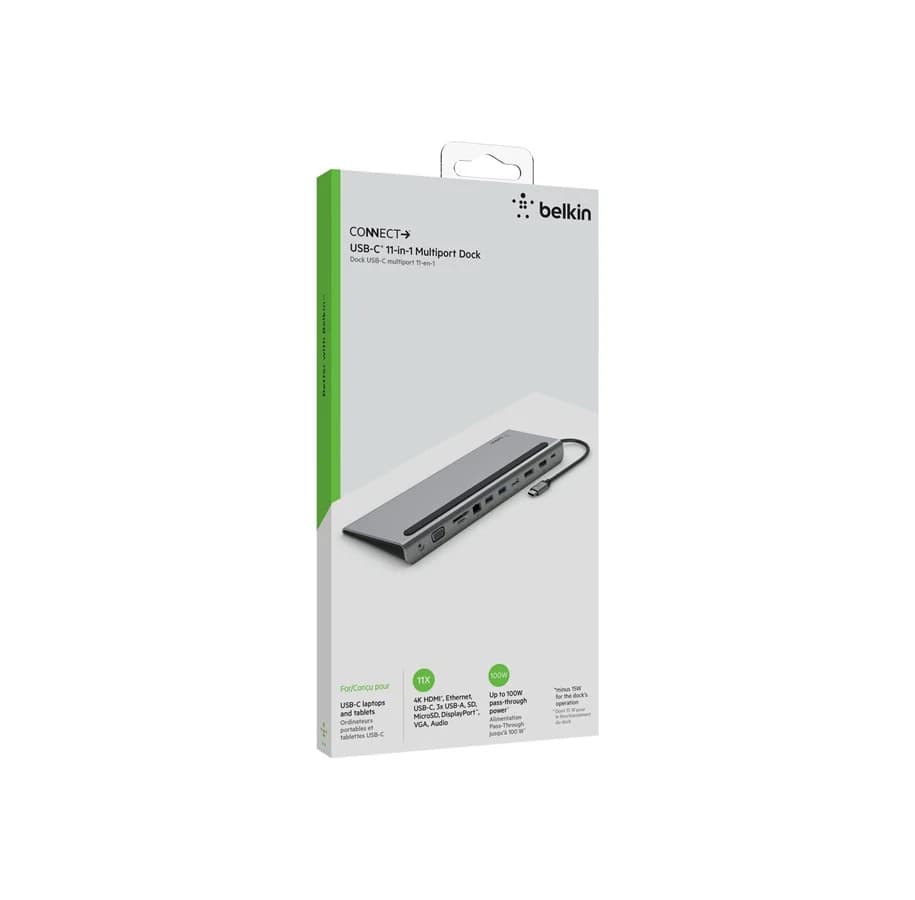 مبدل (هاب) تایپ سی 11 پورت برند belkin — تصویر ۴