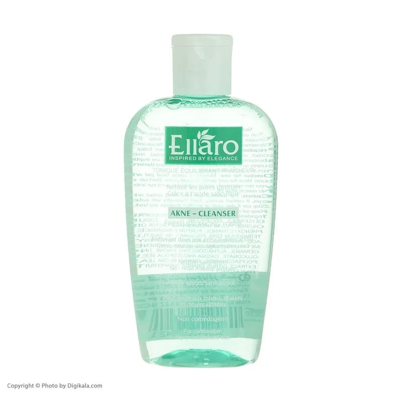 تونر پاک کننده صورت الارو مدل Akne Cleanser تحت لیسانس حجم 200 میلی لیتر — تصویر ۷