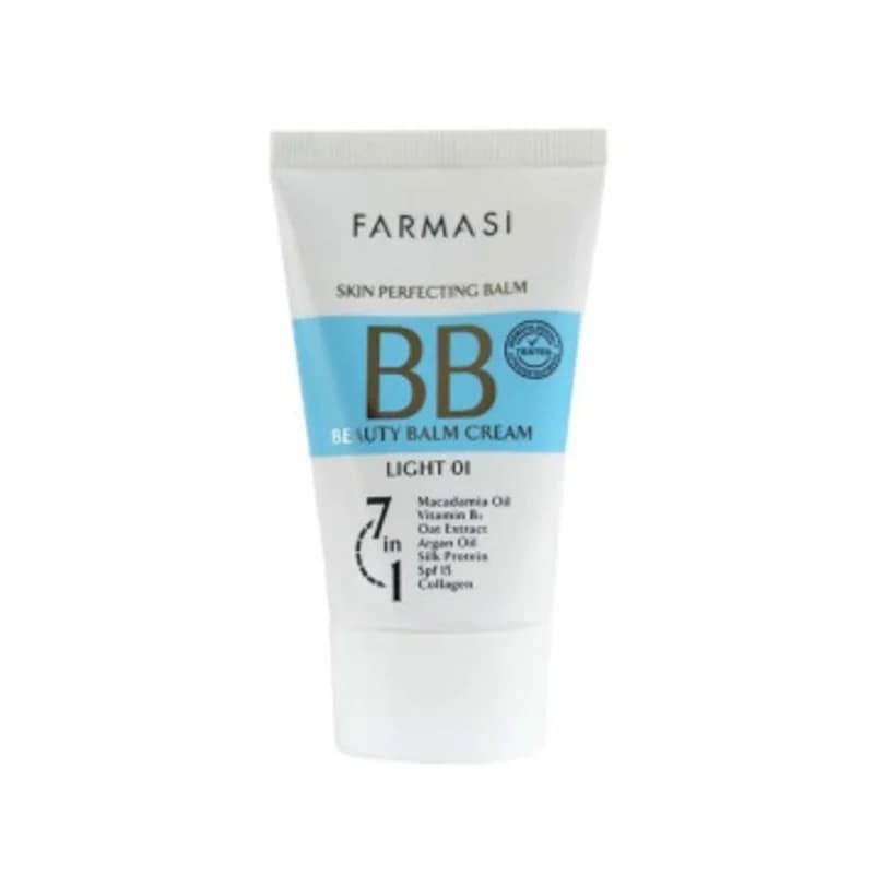 کرم پودر فارماسی FARMASI مدل BB بی بی light 01 حجم 50 میلی لیتر
