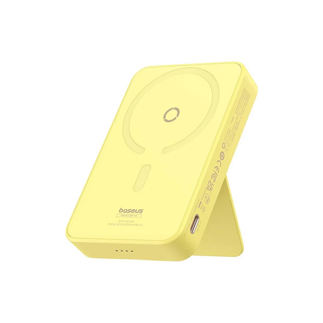 پاور بانک بی سیم باسئوس MagPro Magnetic ظرفیت 5000 میلی آمپر 20 وات — تصویر ۸