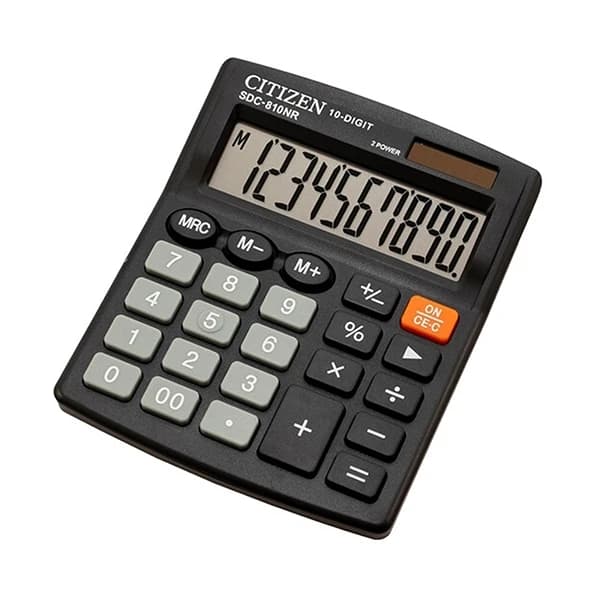 ماشین حساب سیتی زن مدل SDC-810NR — تصویر ۶