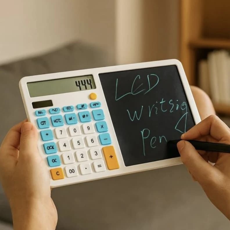 ماشین حساب مدل خورشیدی صفحه LCD — تصویر ۷