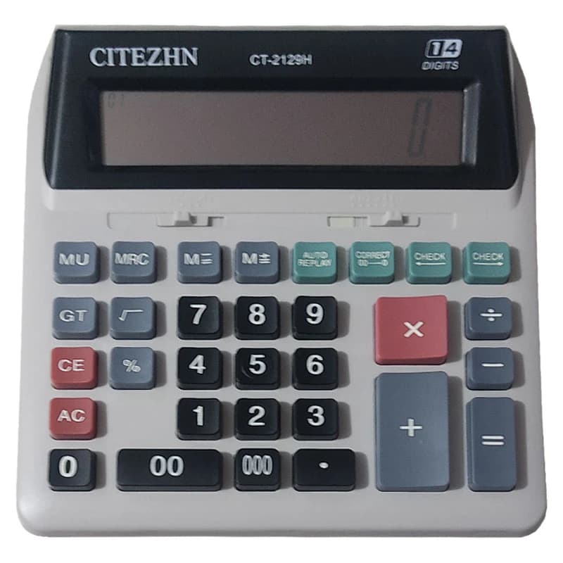 ماشین حساب سیتی زن مدل CT-2129H — تصویر ۵