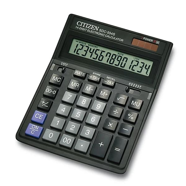 ماشین حساب سیتی زن مدل SDC-554S — تصویر ۲